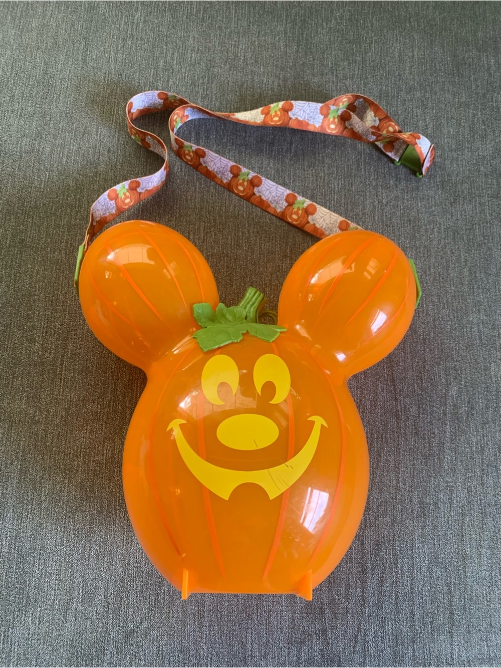 Disney Parks Mickey Mouse Pumpkin Balloon Bucket Popcorn Bucket